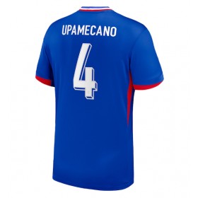 Frankreich Dayot Upamecano #4 Heimtrikot EM 2024 Kurzarm